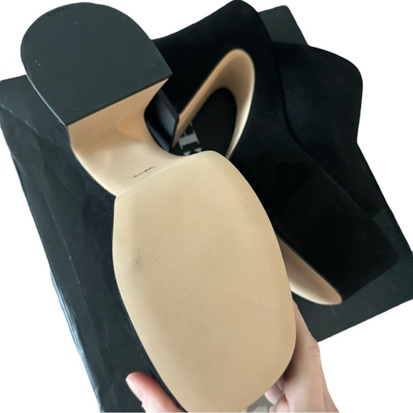 New! Coach Bobi Platform Suede Platform Sandals - Picture 5 of 7